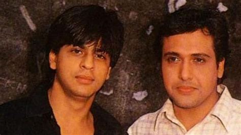 When Govinda Said Shah Rukh Khan Was The Wisest Among All Of Them Bollywood Hindustan Times