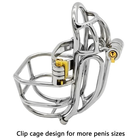 Chastity Device Stainless Steel Male Chastity Device In Cage Sizes