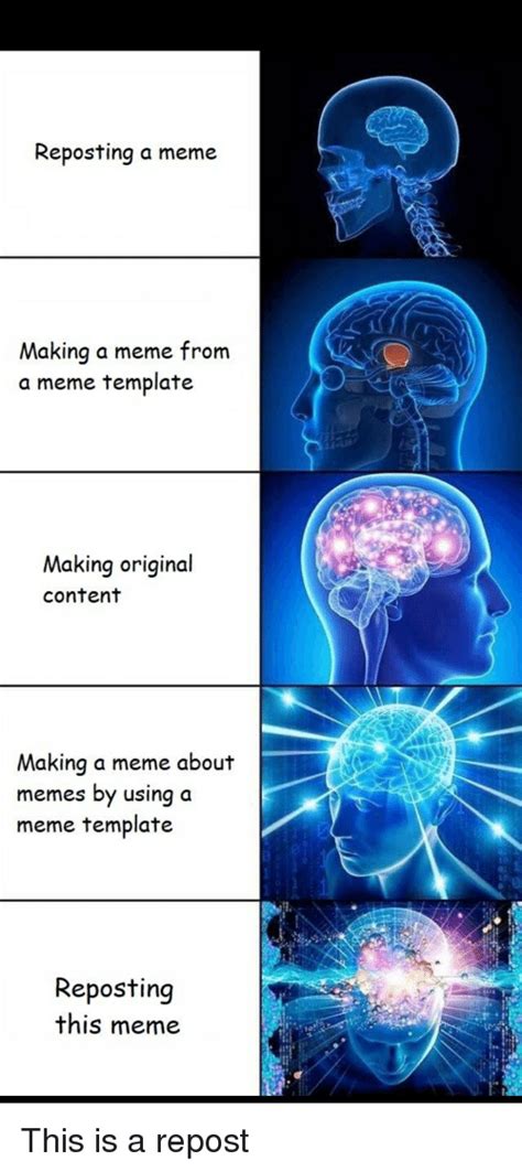 Reposting A Meme Making A Meme From A Meme Template Making Original