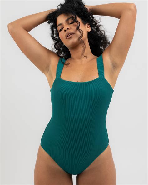 shop kaiami flynn one piece swimsuit in emerald fast shipping and easy returns city beach