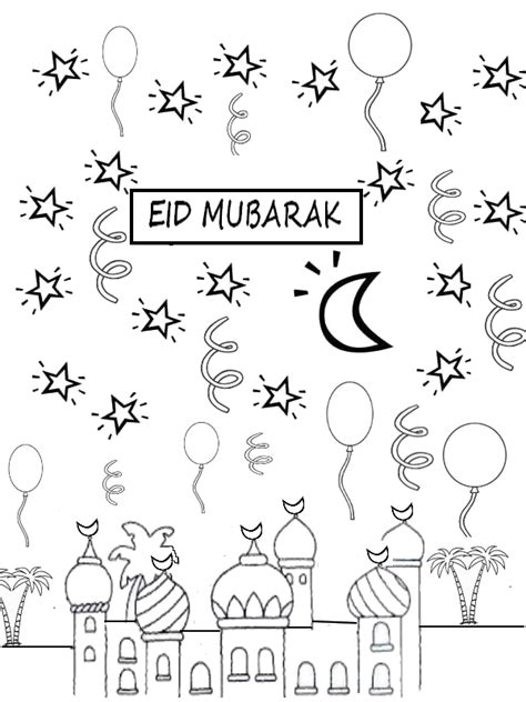 Eid Coloring Pages At Free Printable Colorings Pages