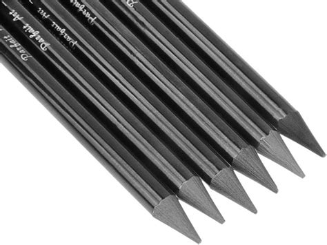 6 Pcs Professional Woodless Charcoal Pencil Artist