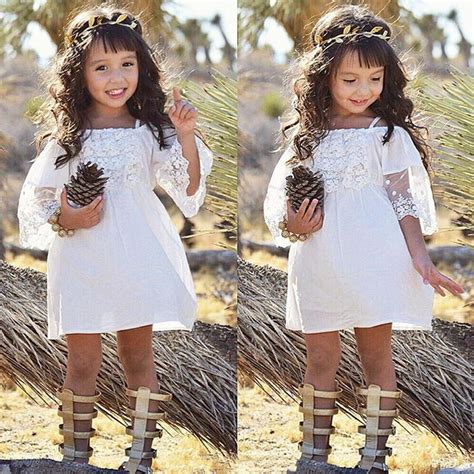 2020 Baby Girls Lace Strapless Dress Kids Suspender Princess Dresses