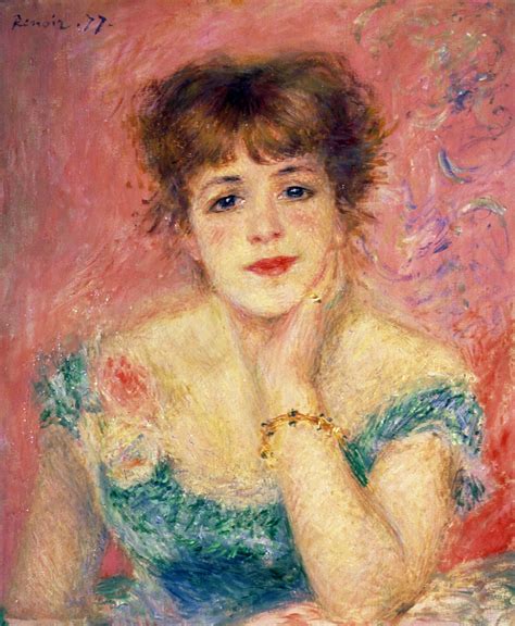Pierre Auguste Renoir Portrait De Lactrice Jeanne Samary Renoir
