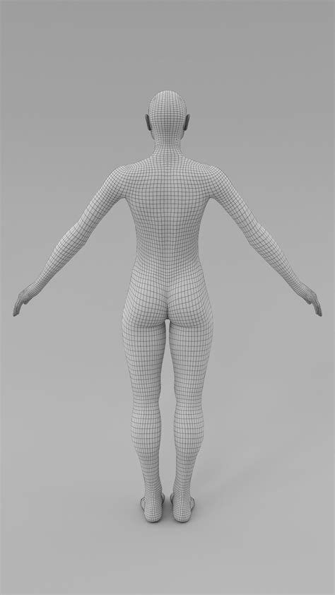 3D Model Female Fashion And Clothing Design Fitting Mannequin Set VR
