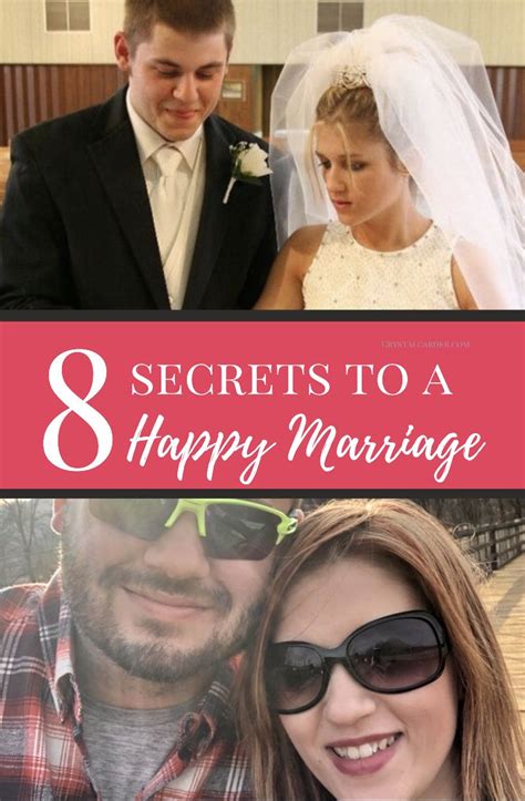 8 Secrets To A Happy Marriage That You Need To Hear Crystal Carder