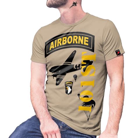 101st Airborne Div Army Unit Usa Parachutist T Shirt 29080 Alfashirt