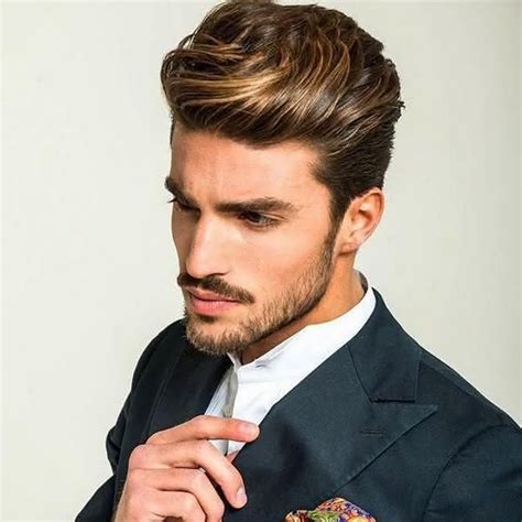 cabelo masculino com luzes 2019 → fotos dicas tendências