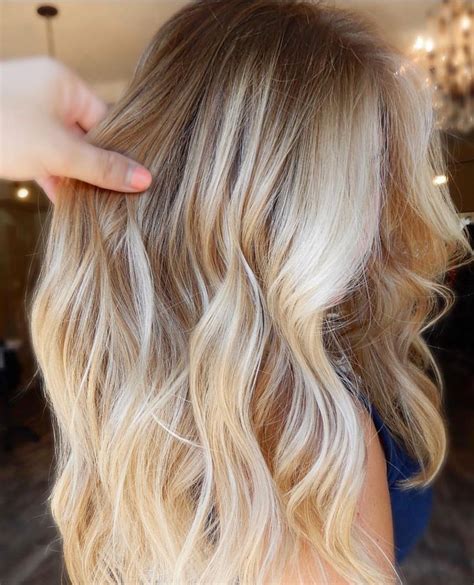 the balayage project on instagram “champagne blonde by hairby kimberlyy 🍾” ombre hair blonde