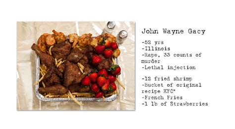 12 Last Meals Of Famous Death Row Inmates Mandatory
