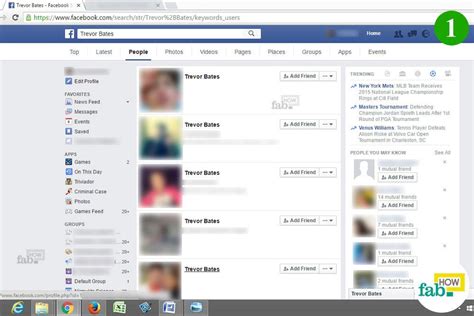 To get the search results of our query, we need to apply 3 filters: How to Find out Who Blocked You on Facebook | Fab How