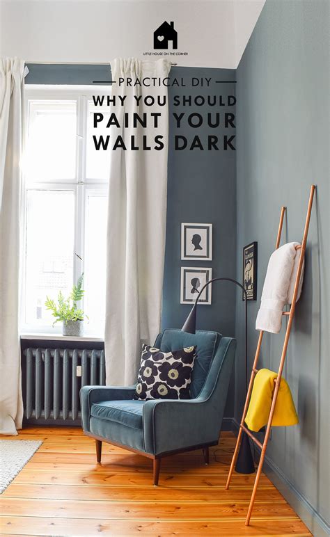3 Practical Reasons To Paint Your Walls Dark Paint Colors For Living
