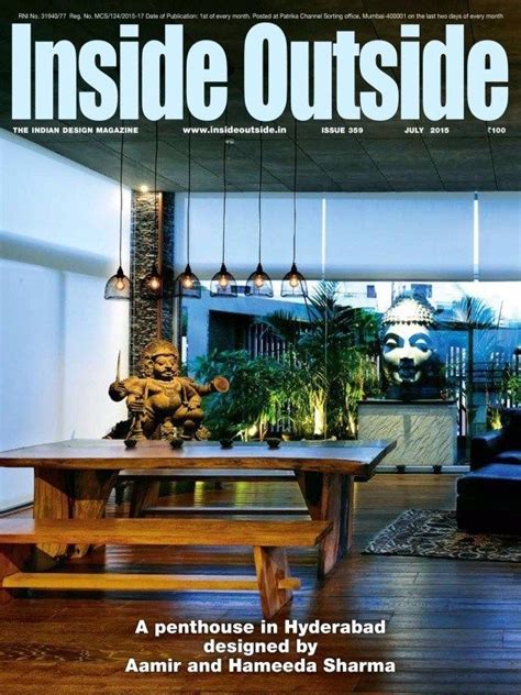 Insideoutside July 2015 Issue A Penthouse In Hyderabad
