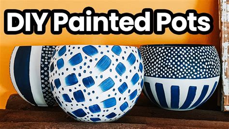 3 Easy Ideas To Paint Terracotta Pots Youtube