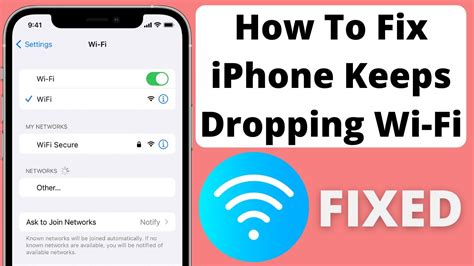 How To Fix Iphone Keeps Dropping Wi Fi Issue In Iphone Pro