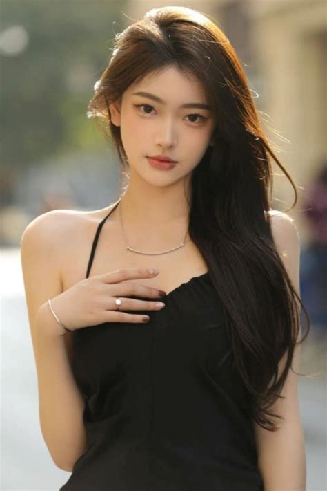 Beautiful Asian Women Medium Length Hair Cuts Ulzzang Girl Aesthetic