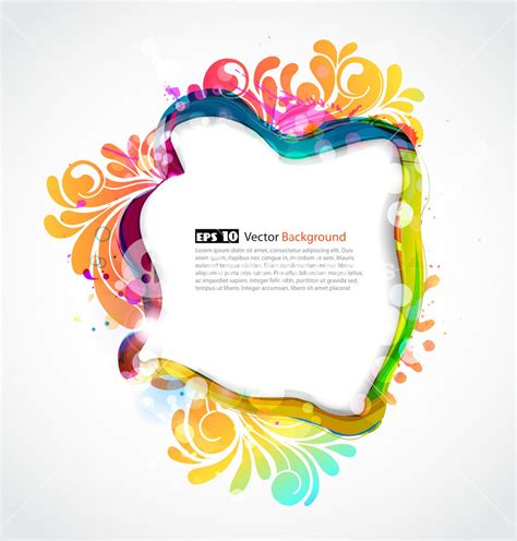 Vector Colorful Abstract Frame Royalty Free Stock Image Storyblocks