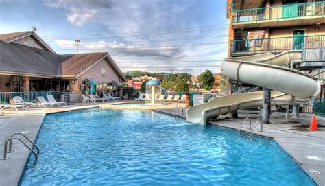Awesome Swimming Pool And Waterslide At Our Hotel In Pigeon Forge