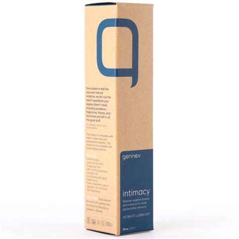 Intimacy Lubricant For Menopause Dryness And Good Sex Gennev