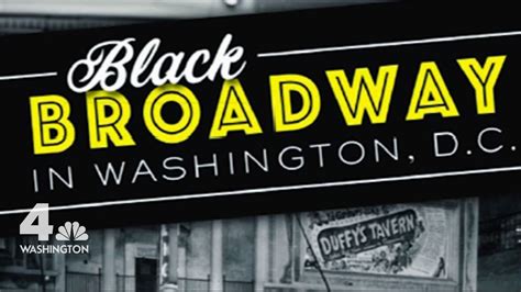 Retracing The History Of Dcs Black Broadway Nbc4 Washington Youtube