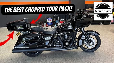 Advan Black King Tour Pack Pak Vivid Black For Harley Davidson Street