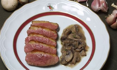 Así los tuve un día. Receta de Magret de pato con champiñones - Karlos Arguiñano
