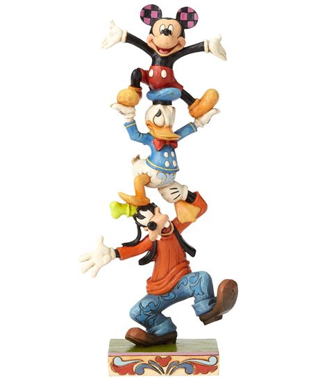 Disney Traditions Collection By Jim Shore Goofy Donald Duckand Mickey