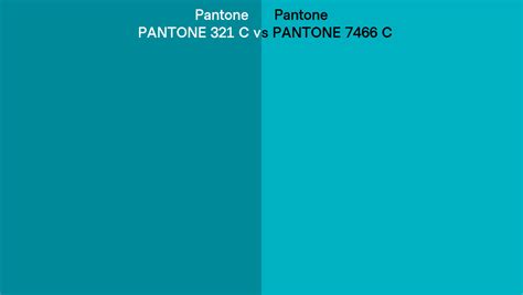 Pantone 321 C Vs Pantone 7466 C Side By Side Comparison