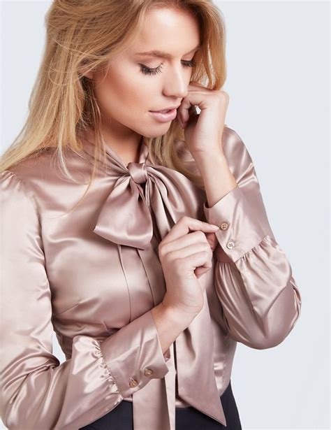 5237 Best Bow Images On Pinterest Bow Blouse Satin Blouses And Skirt