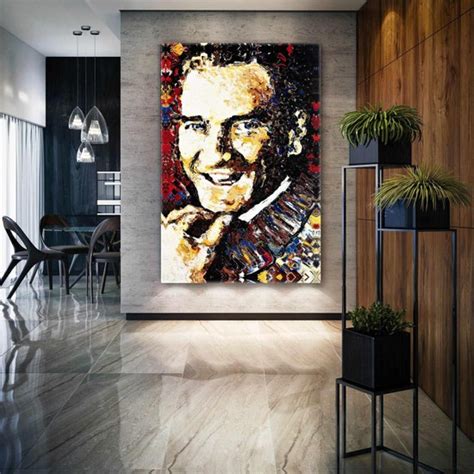 Sml Tablo Atat Rk Portresi Ya L Boya Efektli Mustafa Kemal Fiyat