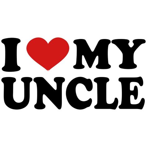 I Love My Uncle Mens T Shirt Spreadshirt