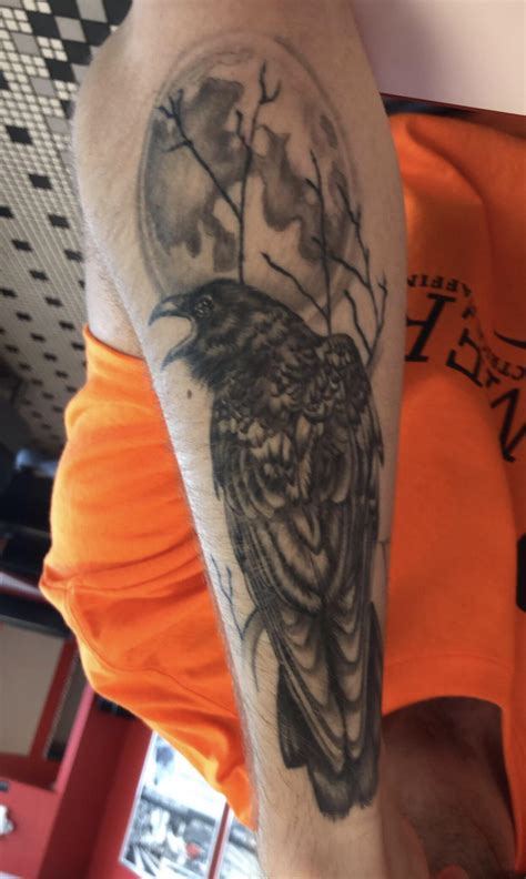 My Friends Itachis Crow Tattoo Its Hard To See But It Has A