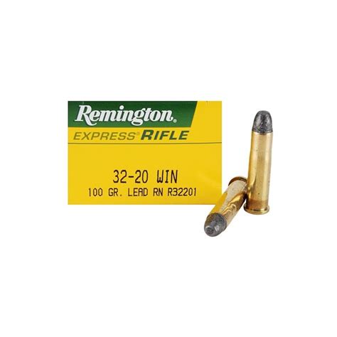 Remington Express 32 20 Wcf 100 Grain Lead Flat Nose Ammo Deals
