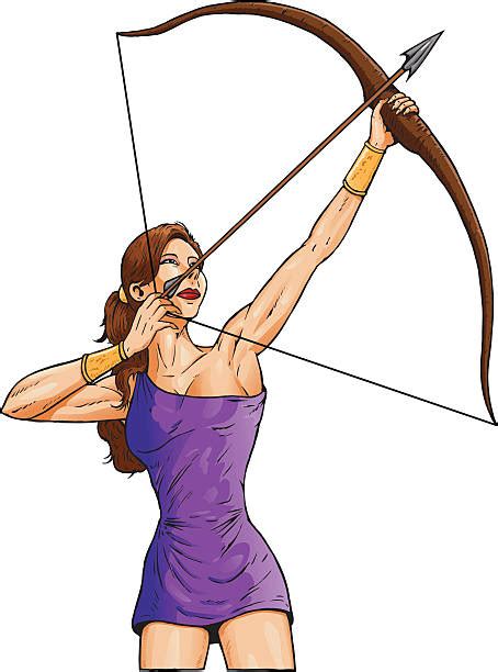 Woman Archer Illustrations Royalty Free Vector Graphics And Clip Art