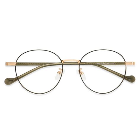 1903 round black eyeglasses frames leoptique