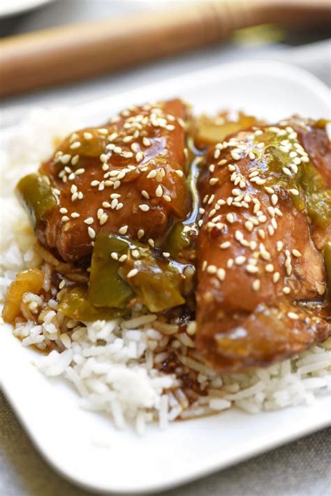 Crockpot Asian Sesame Chicken Thighs Mighty Mrs Super Easy Recipes