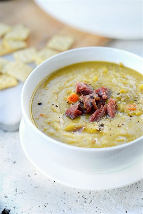 Simply Scratch Easy Split Pea Soup With Ham Simply Scratch