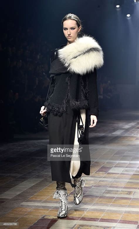 A Model Walks The Runway During The Lanvin Show As Part Of The Paris