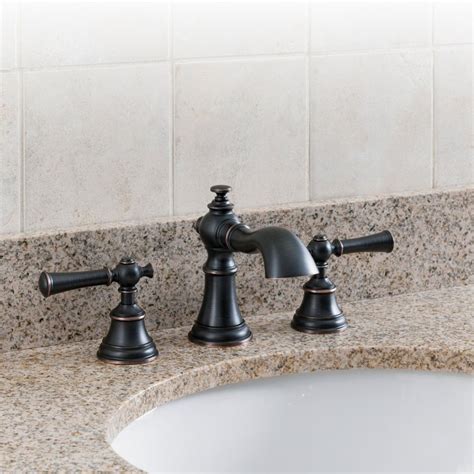 How long do bathroom faucets last? Shop AquaSource Glyndon Oil Rubbed Bronze 2-Handle ...