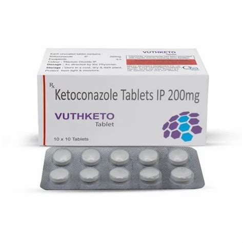 Vuthketo Ketoconazole 200mg Tablet Prescription Treatment Fungal