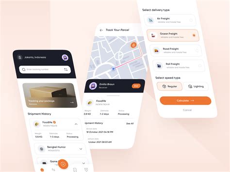 Delivery Mobile App⚡️ By Nazmi Javier ⚡️ For Unspace On Dribbble