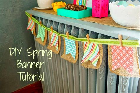 Diy Easy Spring Banner Tutorial Old House To New Home
