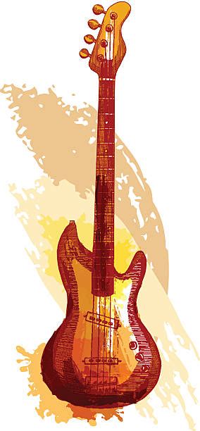 Royalty Free Bass Guitar Clip Art Vector Images And Illustrations Istock