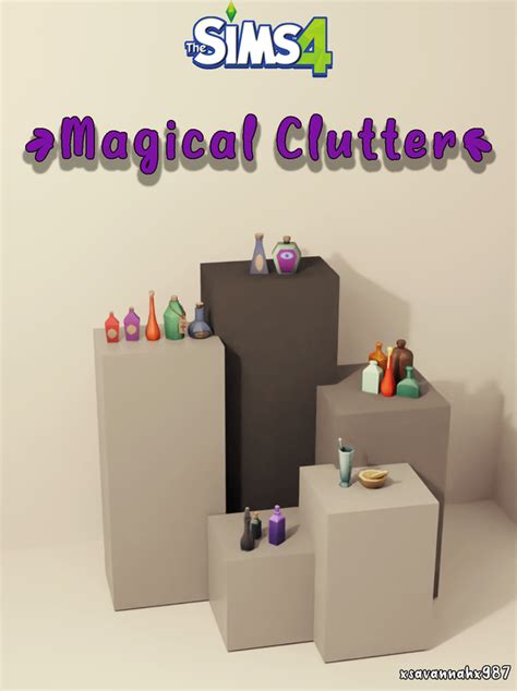 🧙‍♂️magical Clutter🧙‍♂️ Xsavannahx987 On Patreon In 2022 Magical Sims 4 Clutter