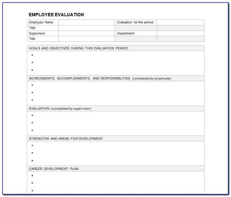 Coaching Plan Template For Employees