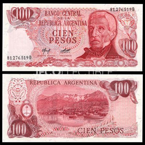 Jual Argentina 100 Pesos Uang Kertas Asing Di Lapak Jecollectible