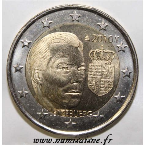 Luxembourg 2 Euro 2010 Grand Duc Henri