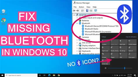 Fix Bluetooth Missing From Windows 10 On Off Button Not Showing
