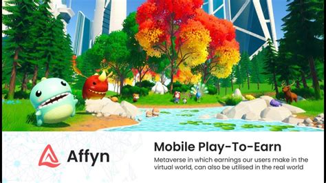 Affyn Is A Unique Play To Earn Game Where The Virtual And Real World