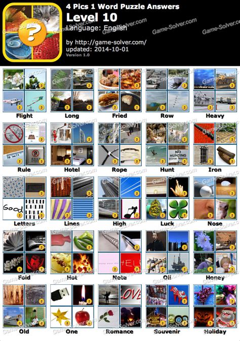 4 Pics 1 Word Puzzle Level 5 • Game Solver